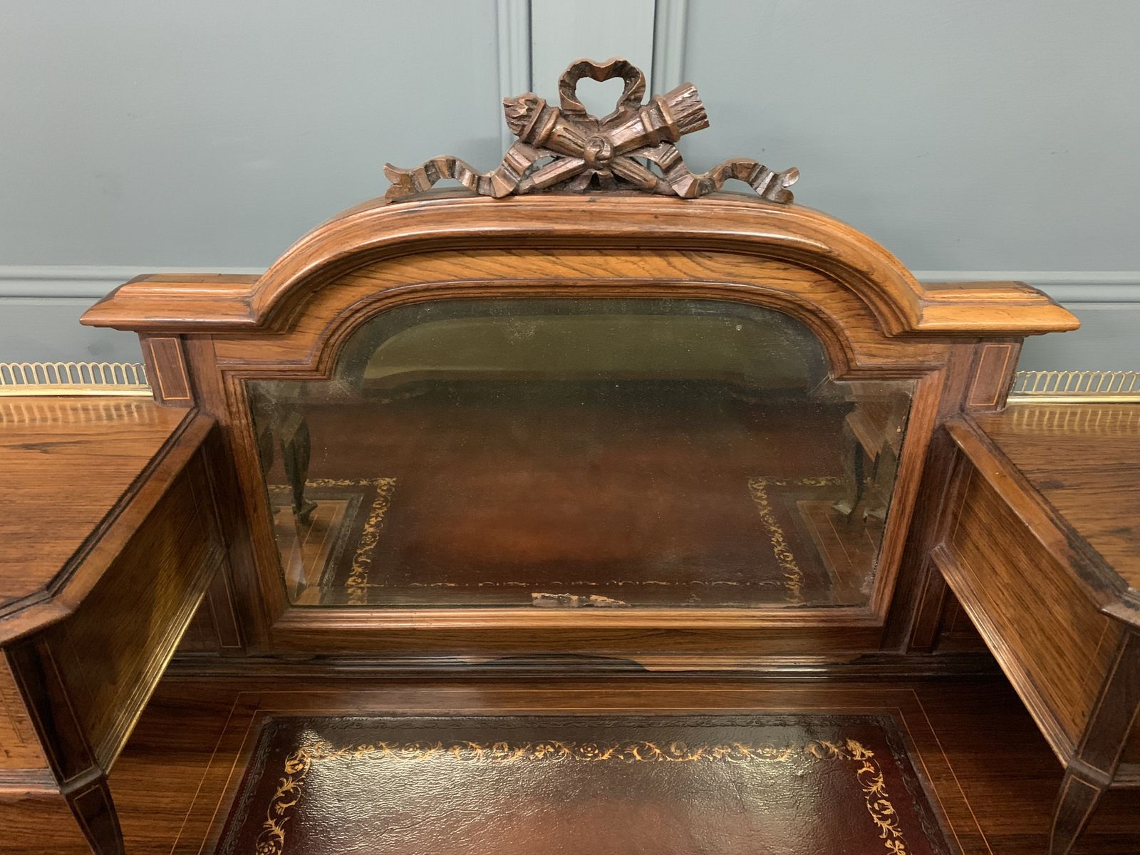 Victorian Inlaid Rosewood Writing Desk By Jas Shoolbred photo Furniture