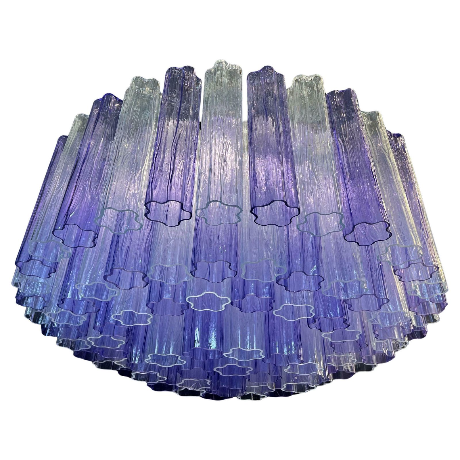photo for sale Murano Glass Chandelier, Tronchi Glasses By Valentina Planta