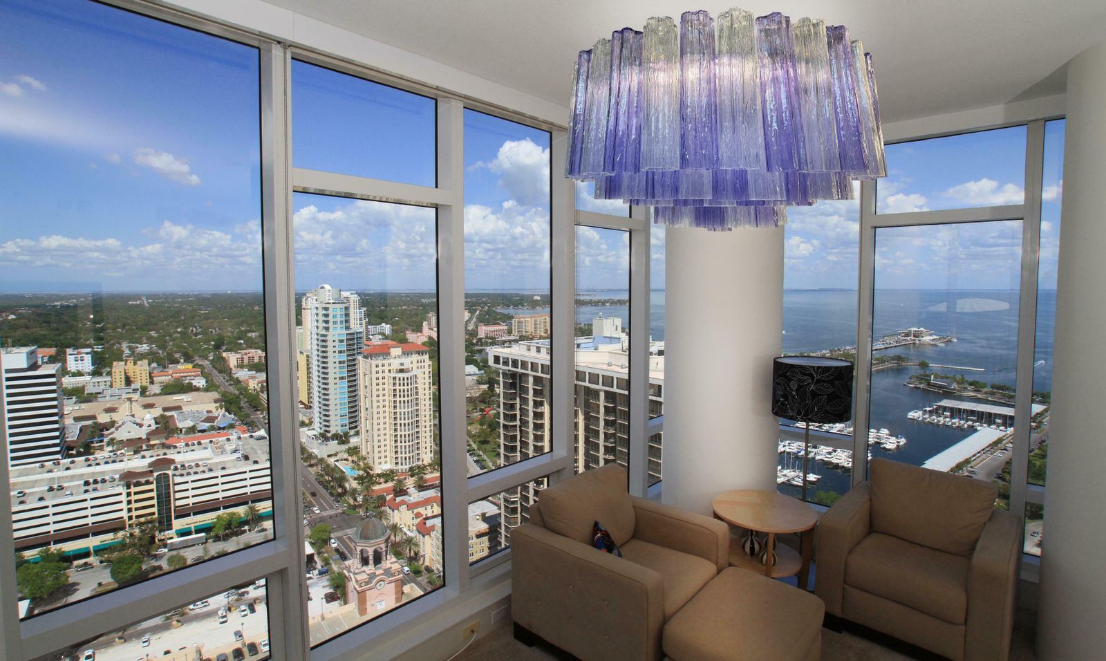 Lighting Murano Glass Chandelier, Tronchi Glasses By Valentina Planta photo