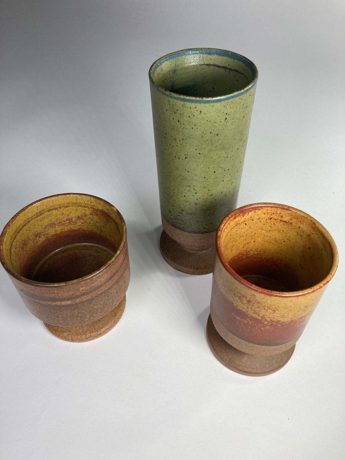 Robin Welch Set Of Three 1970's Studio Pottery Vases photo vinterior