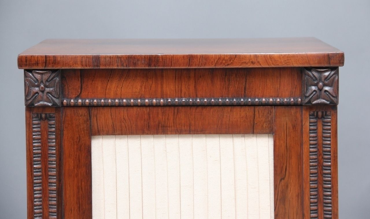 Pair Of Early 19th Century Rosewood Pedestal Cabinets photo vintage