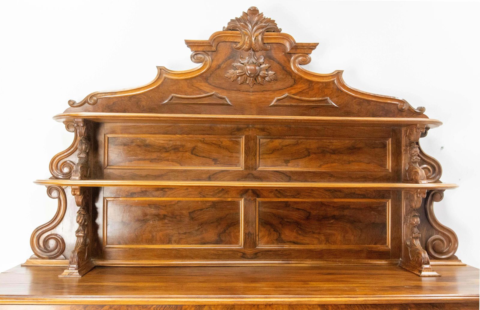 19th Century Walnut Buffet Louis Philippe Deux Corps, France photo buy