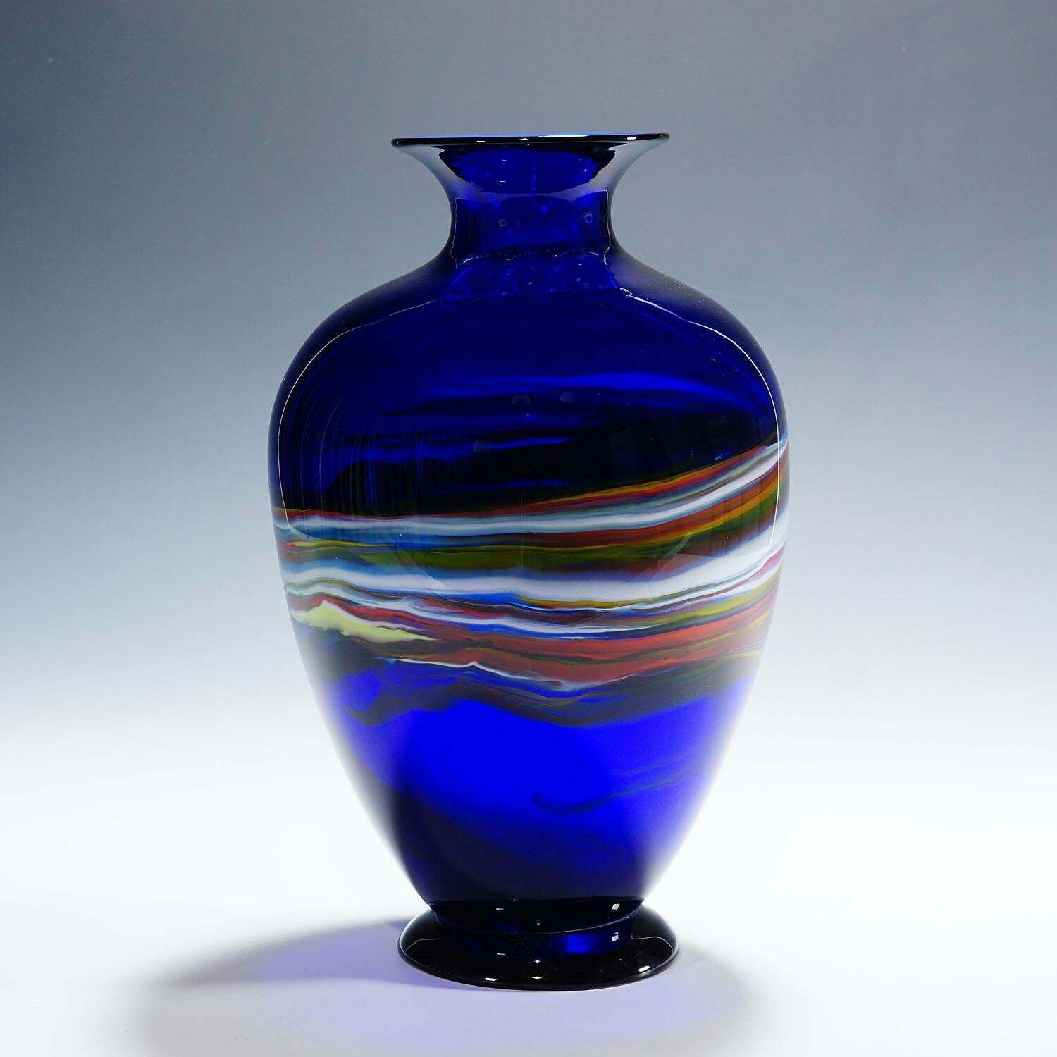 photo for sale Art Glass Vase By Gianni Versage For Vetreria Archimede Seguso Ca. 1990s