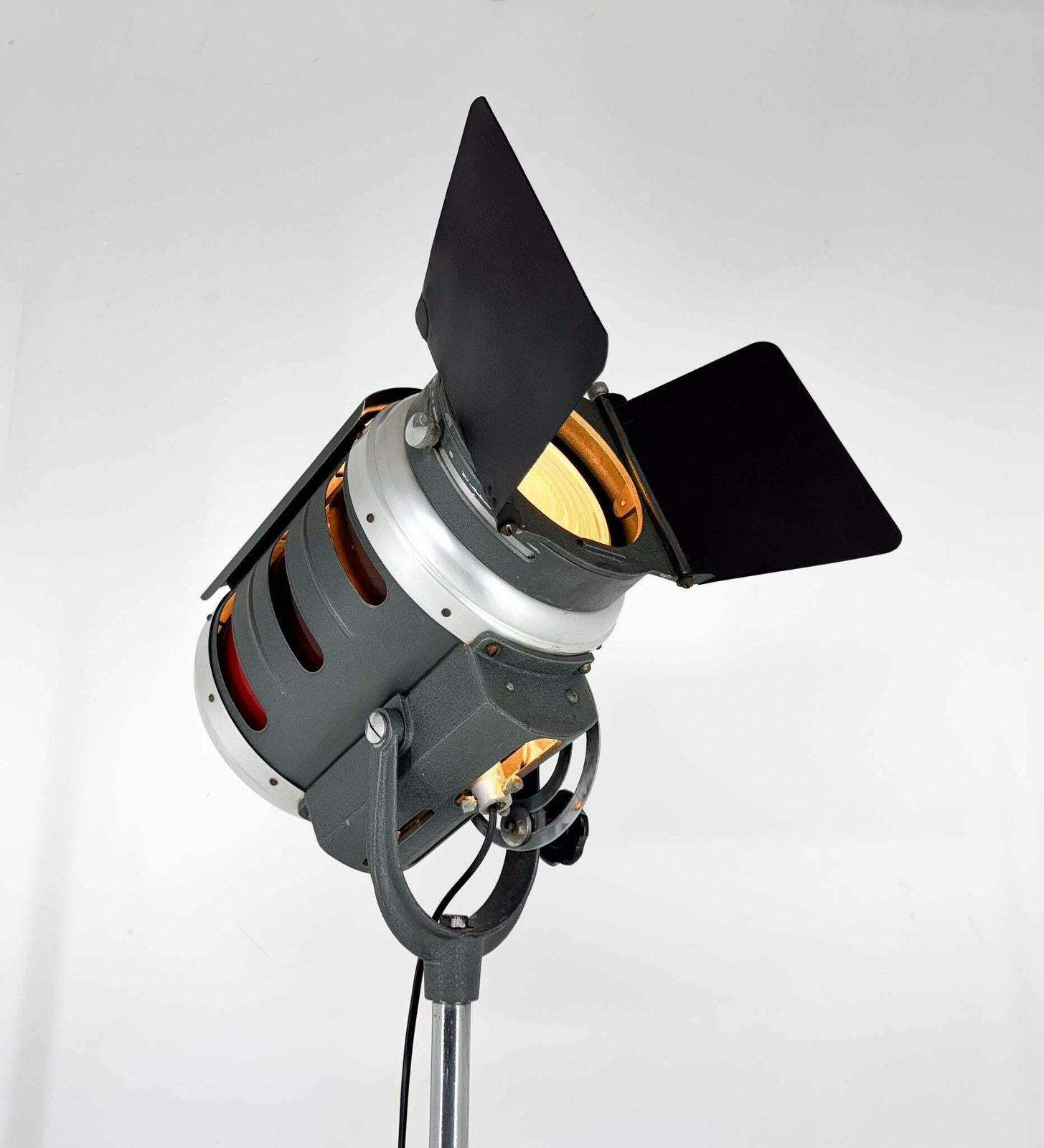 Mid Century Italian Cinema Spot Light Floor Lamp By Iff, 1950s 1960s photo vinterior