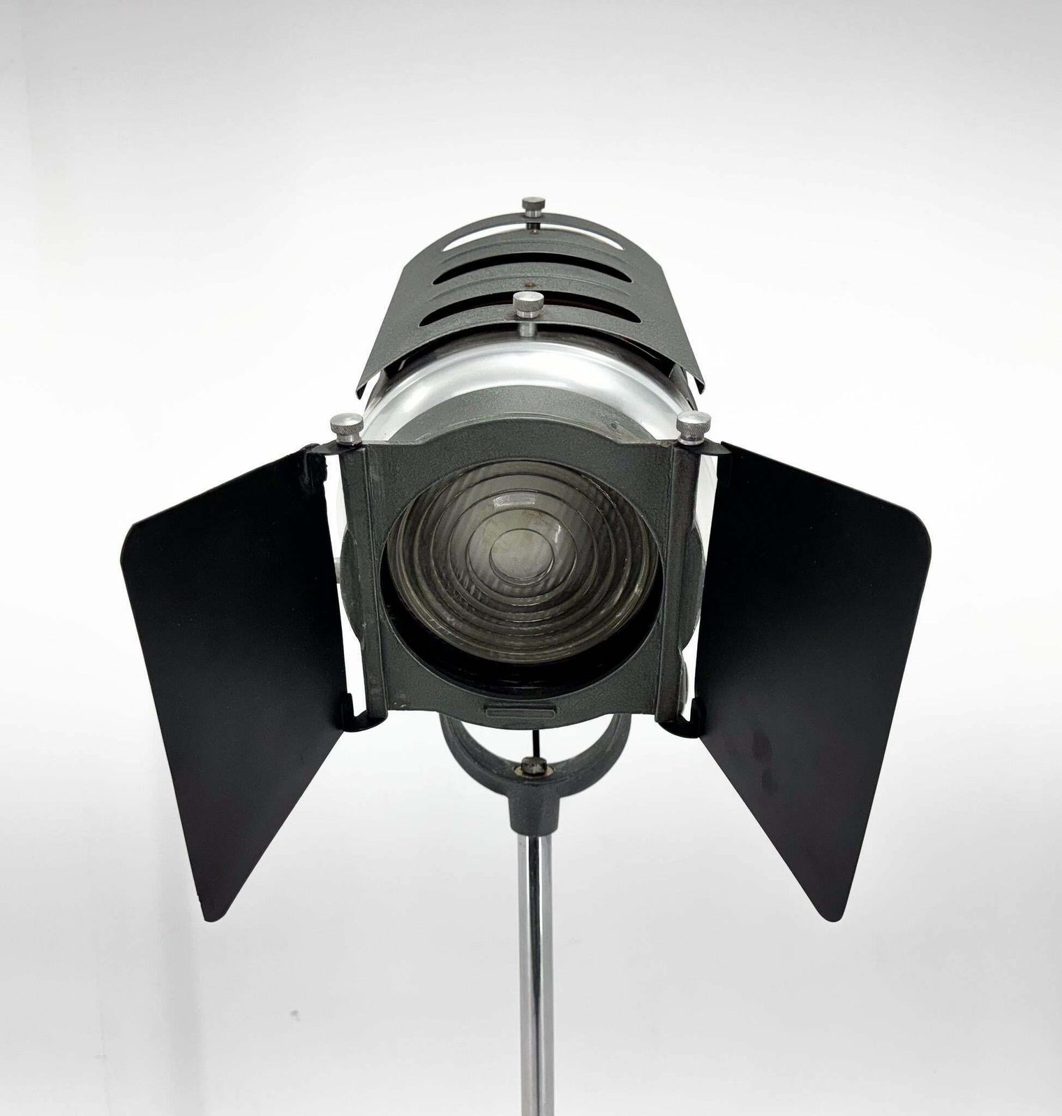 photo for sale Mid Century Italian Cinema Spot Light Floor Lamp By Iff, 1950s 1960s