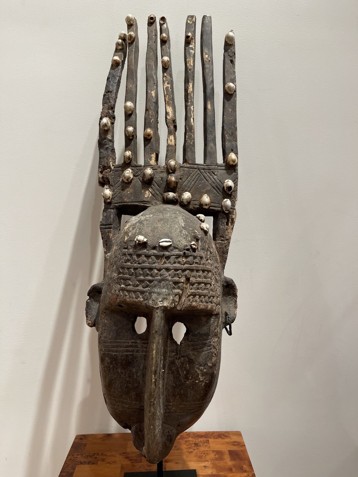 Seven Rams Ntomo Mask, Bamana Population, Mali, 1930   1940 photo 2095.19