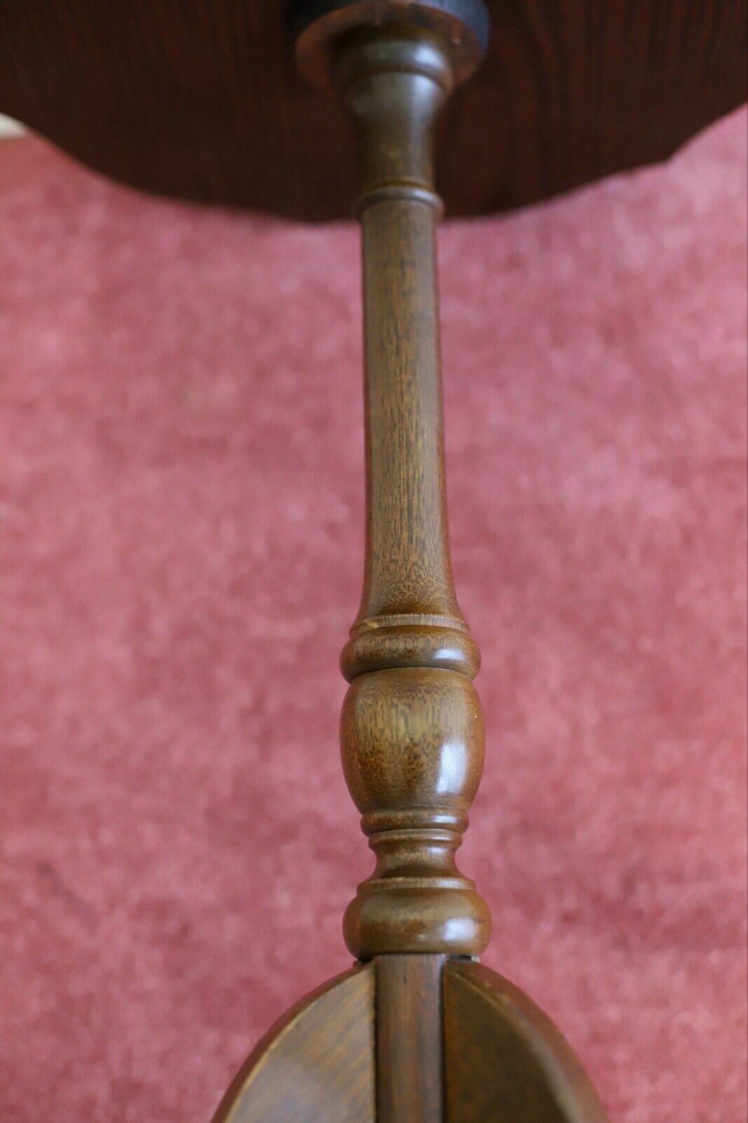 photo for sale Lovely Vintage Leather Top Wine Table