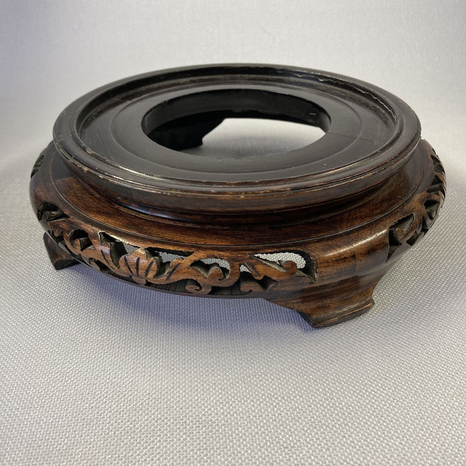 Beautiful Antique Floral Cloisonne Bowl And Stand photo buy