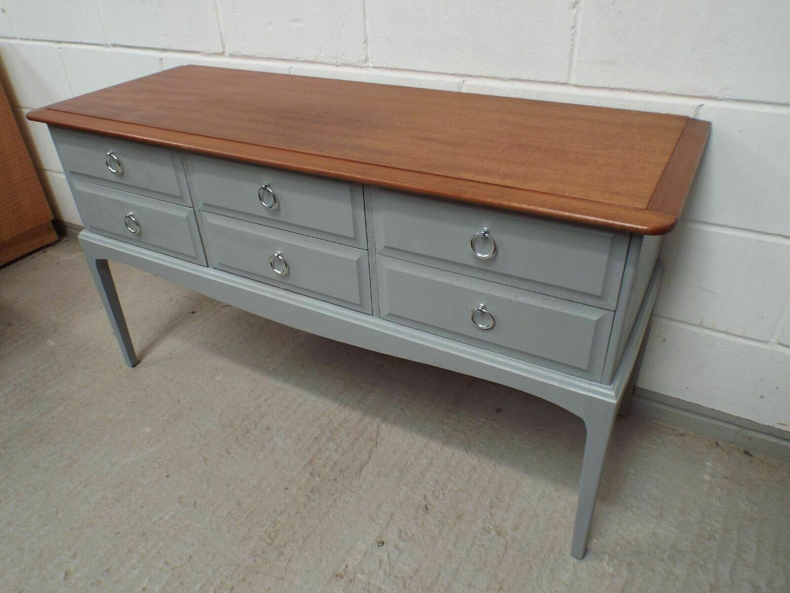 Vintage Stag Painted Chest Of Drawers Freshly Refurbished F7b Plummet photo 445.0