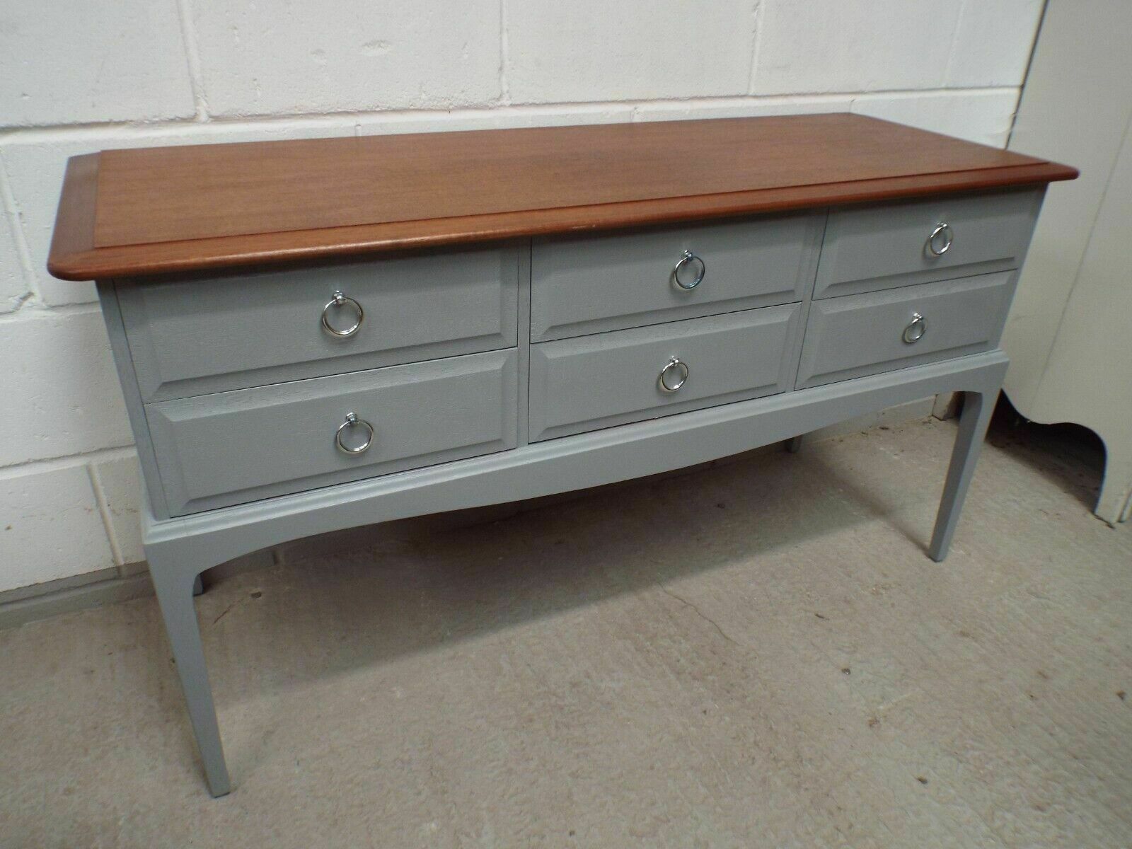 Vintage Stag Painted Chest Of Drawers Freshly Refurbished F7b Plummet photo buy