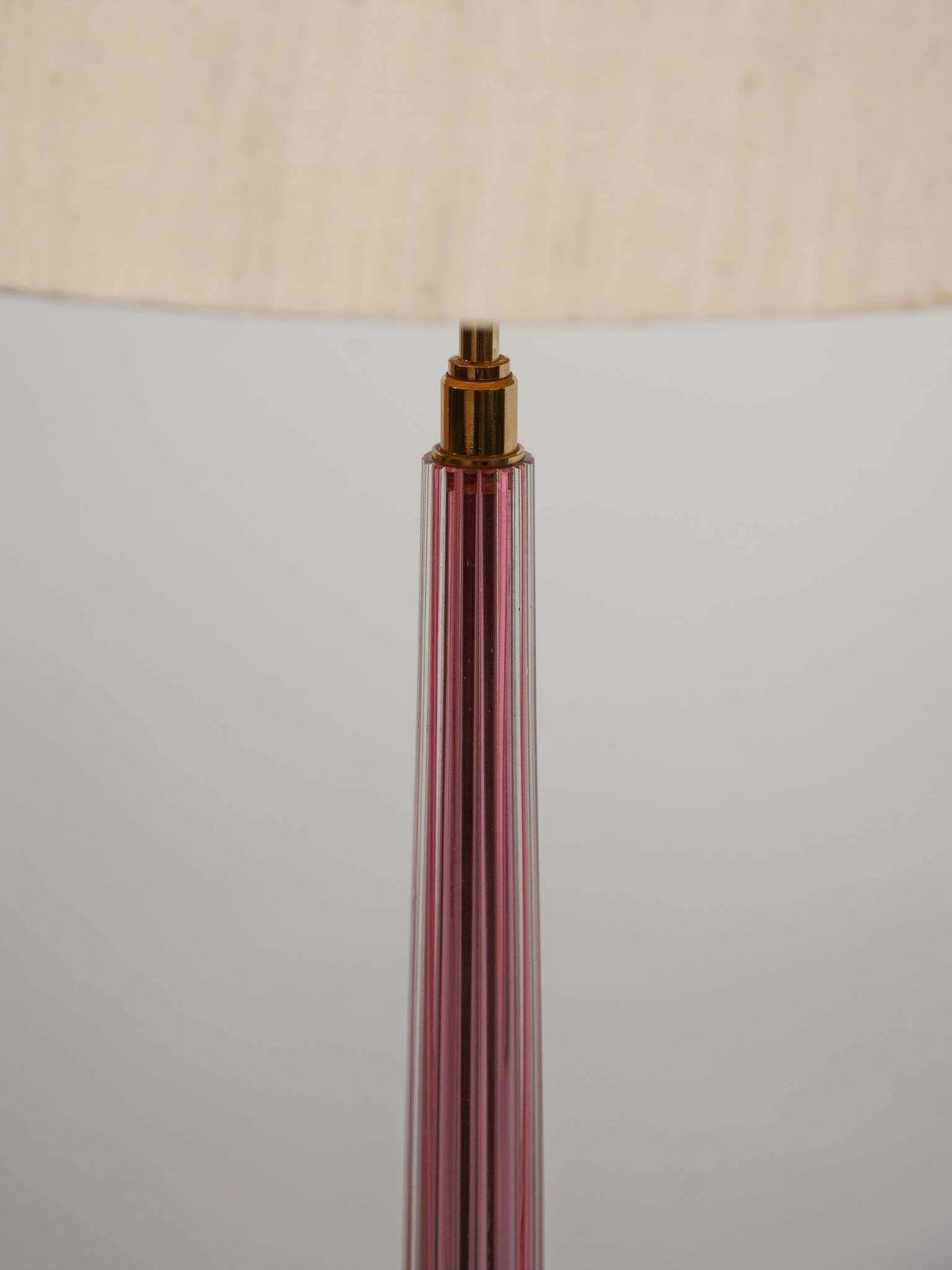 photo furniture Barovier E Tosso Pink Art Glass Floor Lamp, Murano Blown Glass, 1950s, Italy