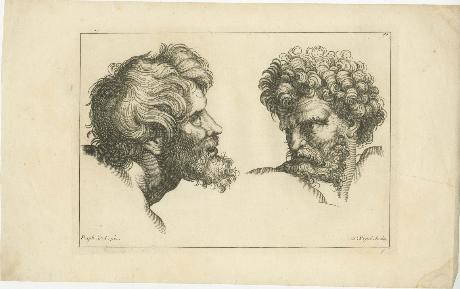 Visages Of Virtue And Vigor: Raphael To Pigné, 1740 photo furniture