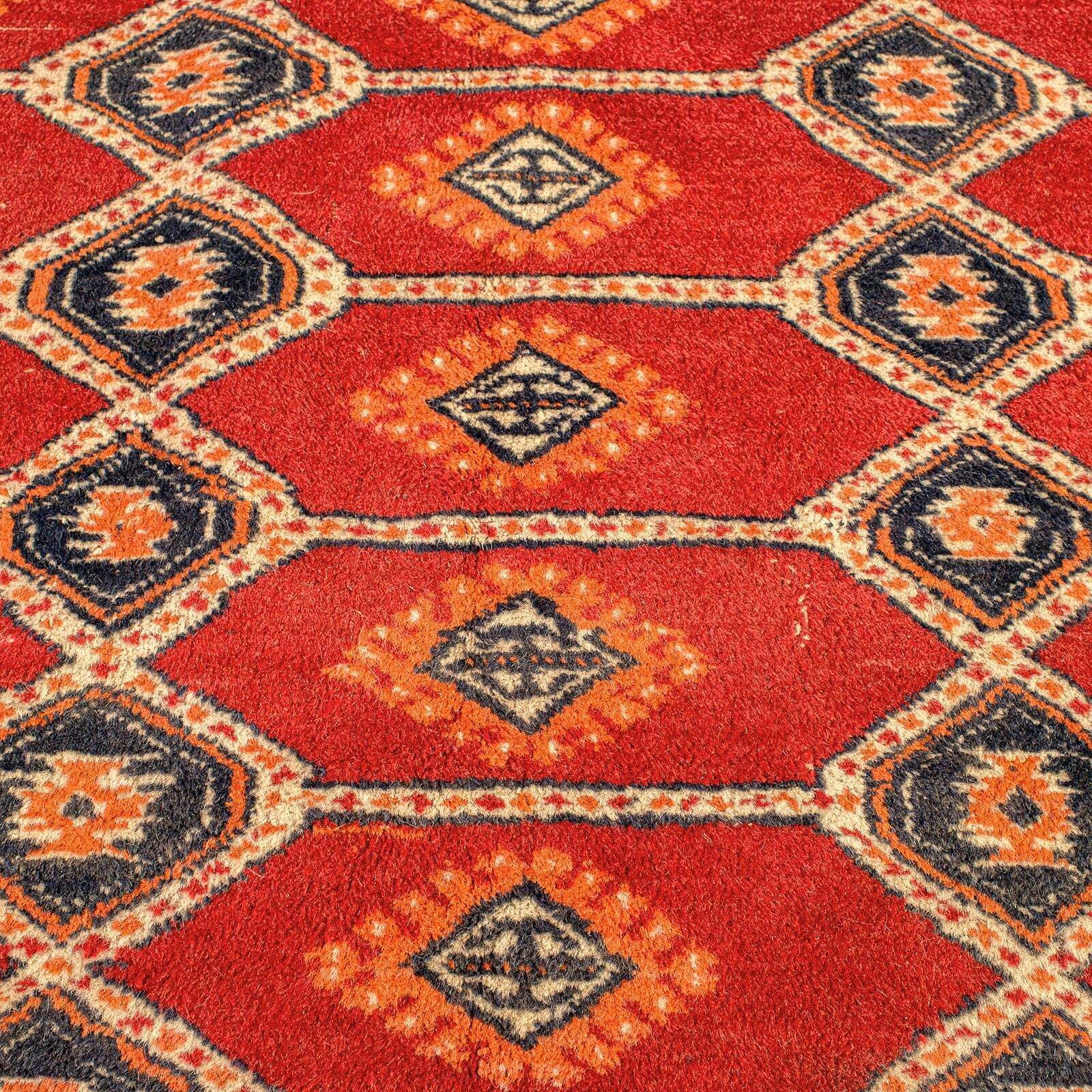 photo furniture Large 10' Vintage Bokhara Rug, Middle Eastern, Woven, Hall, Living Room Carpet