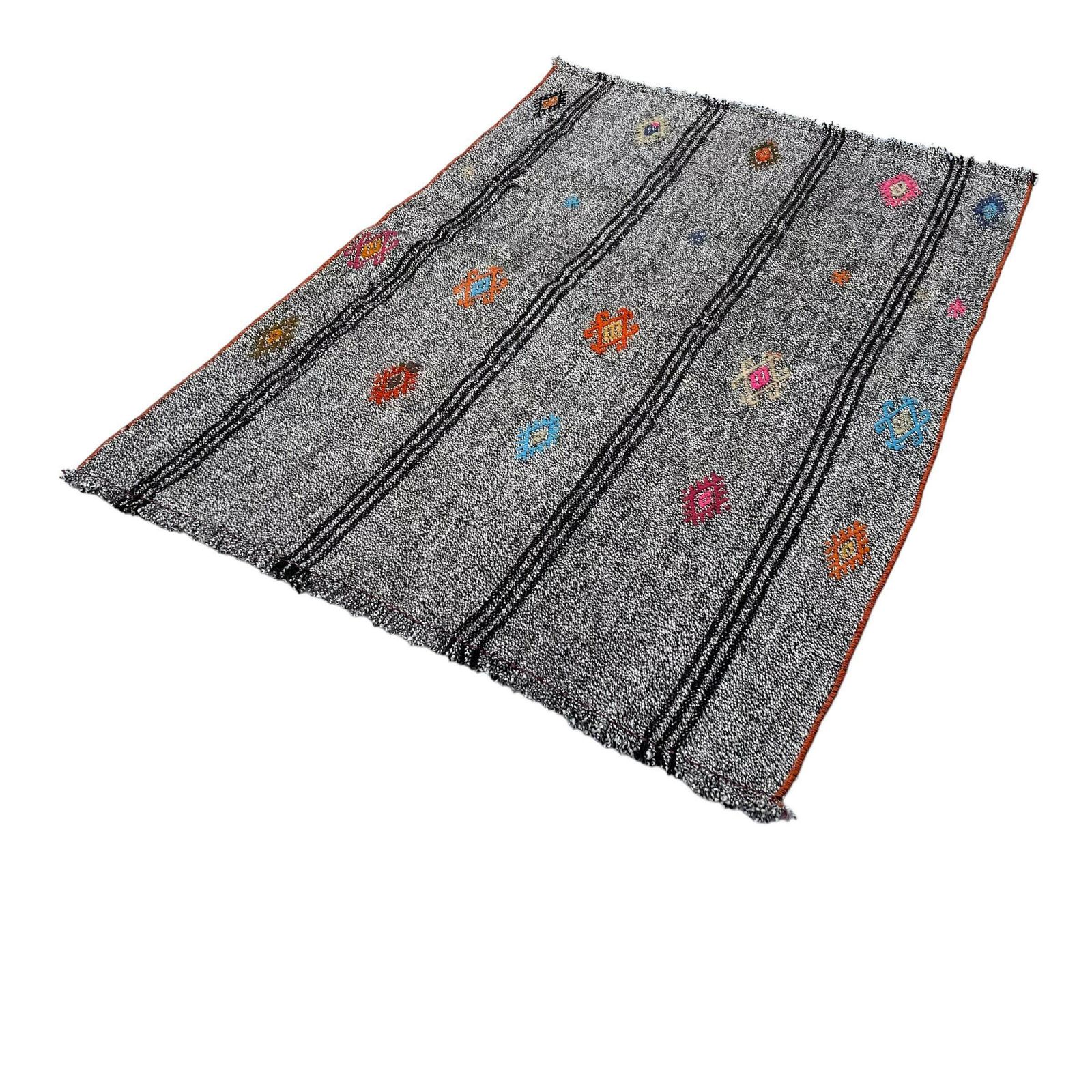 photo for sale Traditional Turkish Mini Kilim Rug ,Vintage Anatolian Turkish Kelim