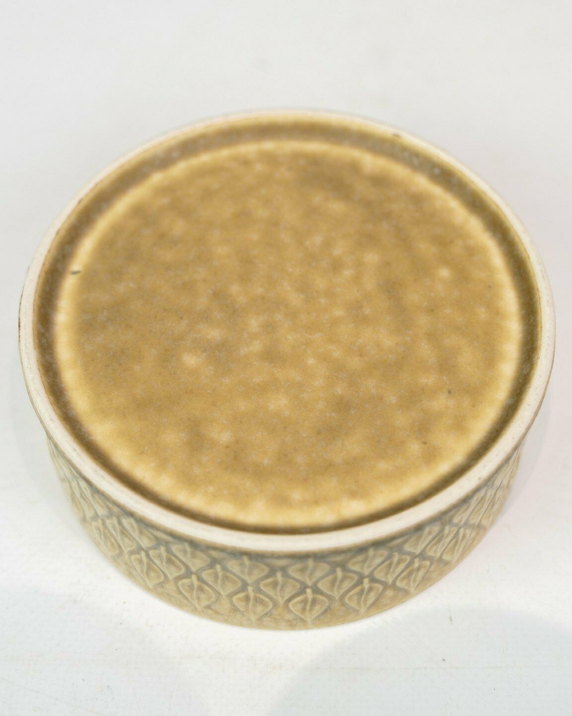 Bowl With Lid In Ceramic Stoneware  From The Relief Series By Jens Quistgaard For Bing And Grøndahl photo buy