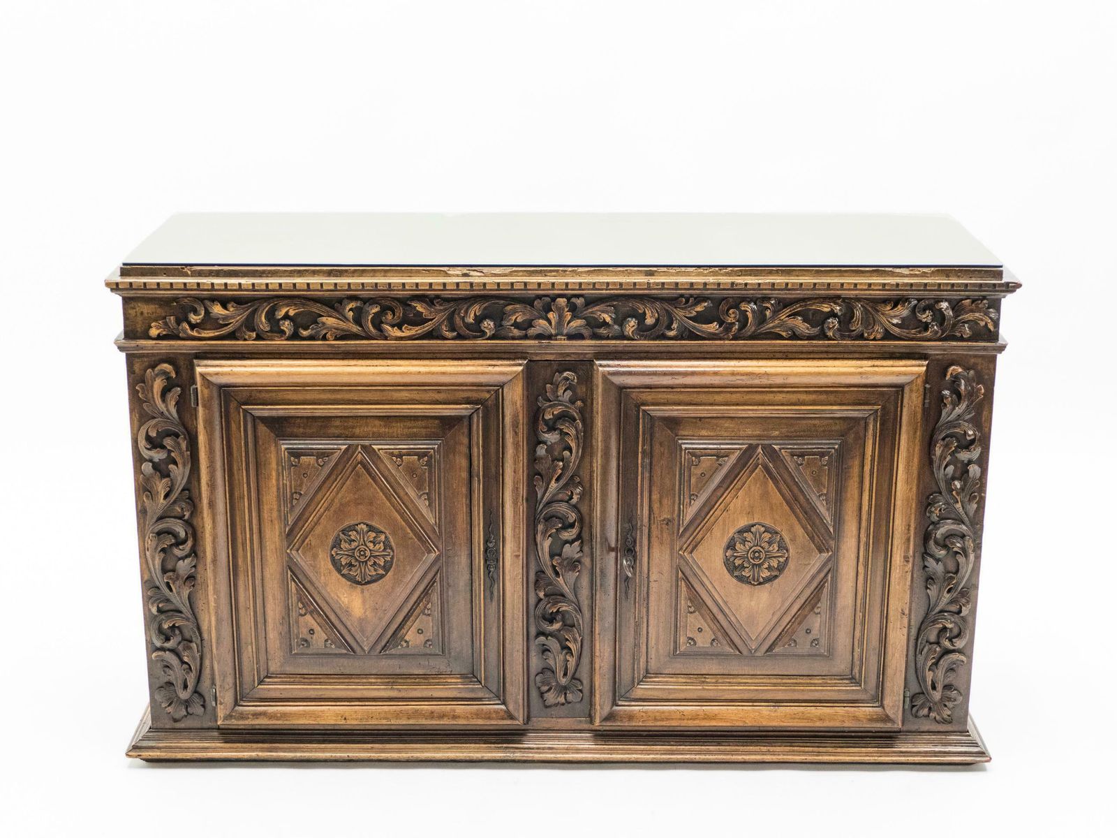 French Renaissance Carved Oak Sideboard, 18th Century photo furniture