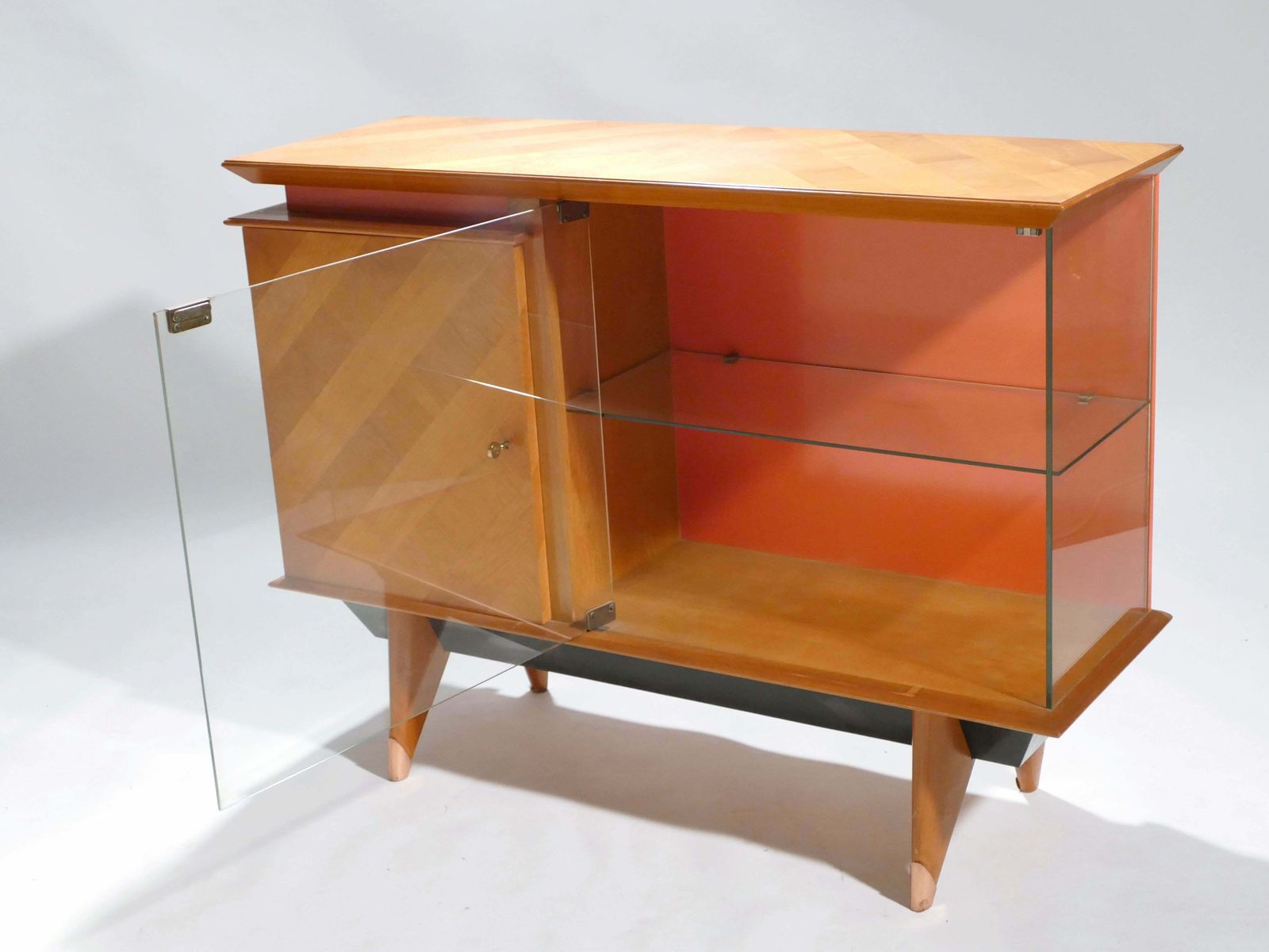 Midcentury French Modernist Cabinet Vaisselier, 1950s photo vinterior