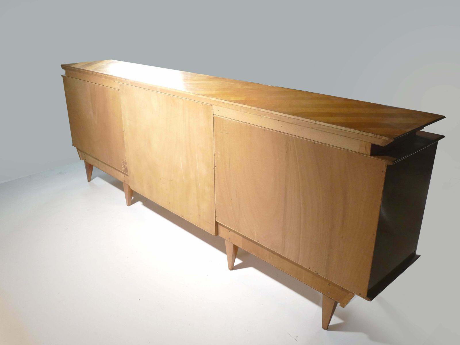 Mobilier Enfilade moderniste mid-century en chêne, France, années 1950 photo