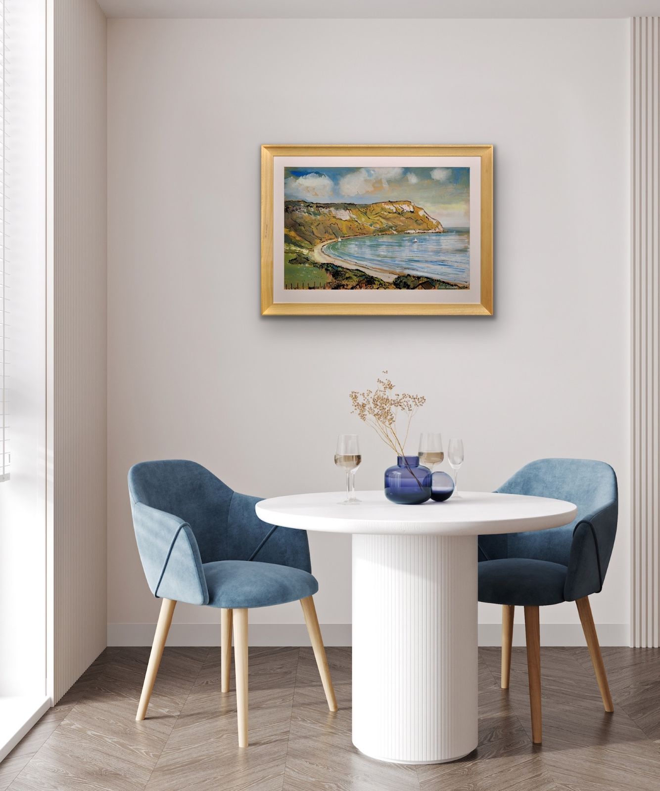 Lionel Horsnell 1932 To 2011. Ringstead Bay And White Nothe, Dorset. Weymouth & Portland. Jurassic Coast Landscape. 1960s Framed Watercolour Painting. photo buy