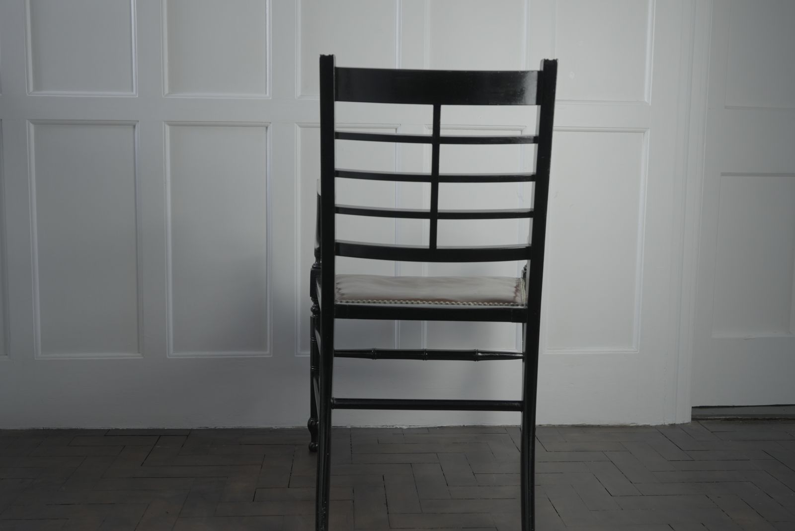 Elbow Chair In The Manner Of E.W.Goodwin 19th Century Ebonised Aesthetic Movement photo Furniture
