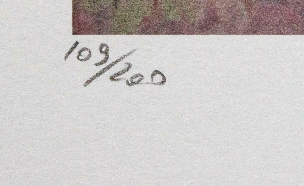 Gustav Klimt, "Portrait Of Ria Munk" Large Chromolithography, Plate Signed photo vinterior
