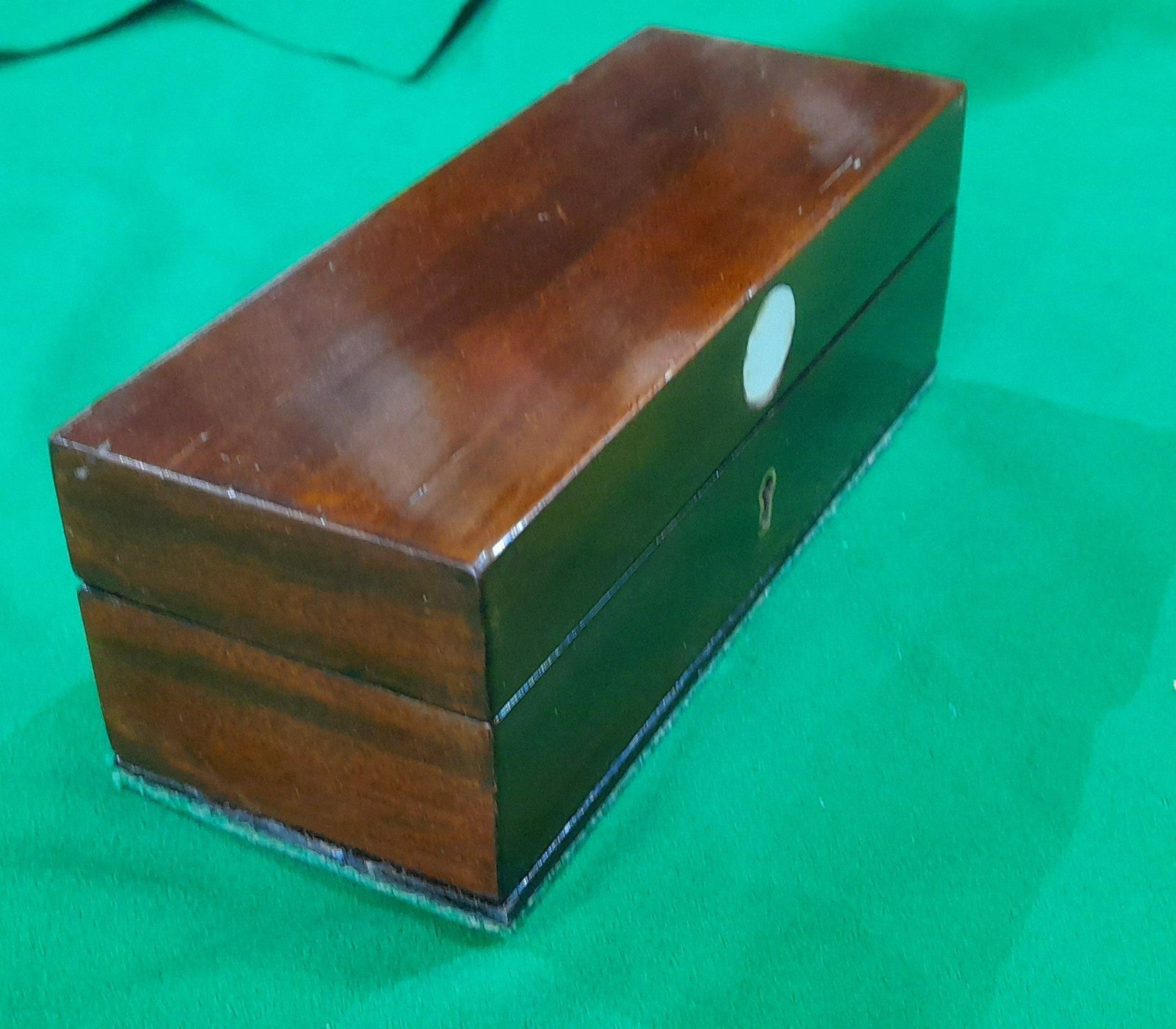 Antique Billiards Ball Box & Balls photo Home Decor