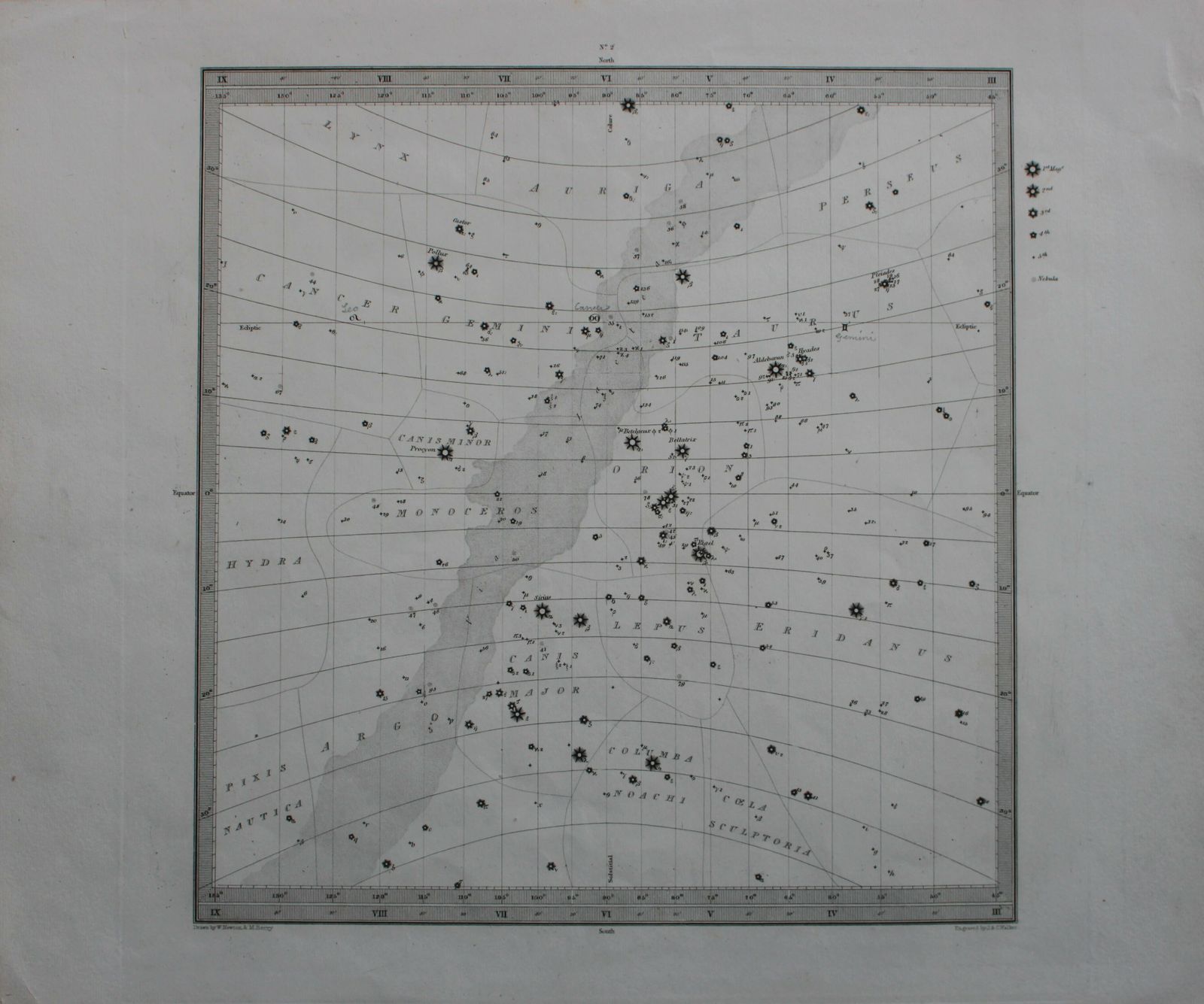 'Six Maps Of The Stars'  Sduk C1830 photo for sale