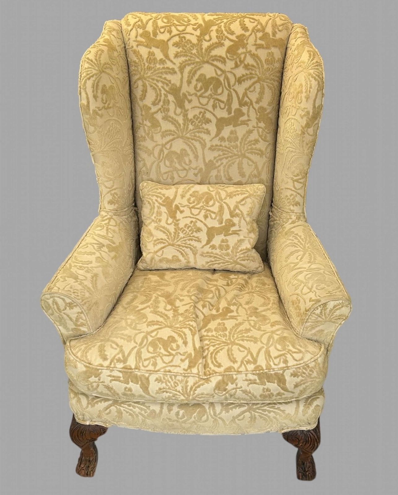 A C1900 Wing Armchair, 1900s, Antique