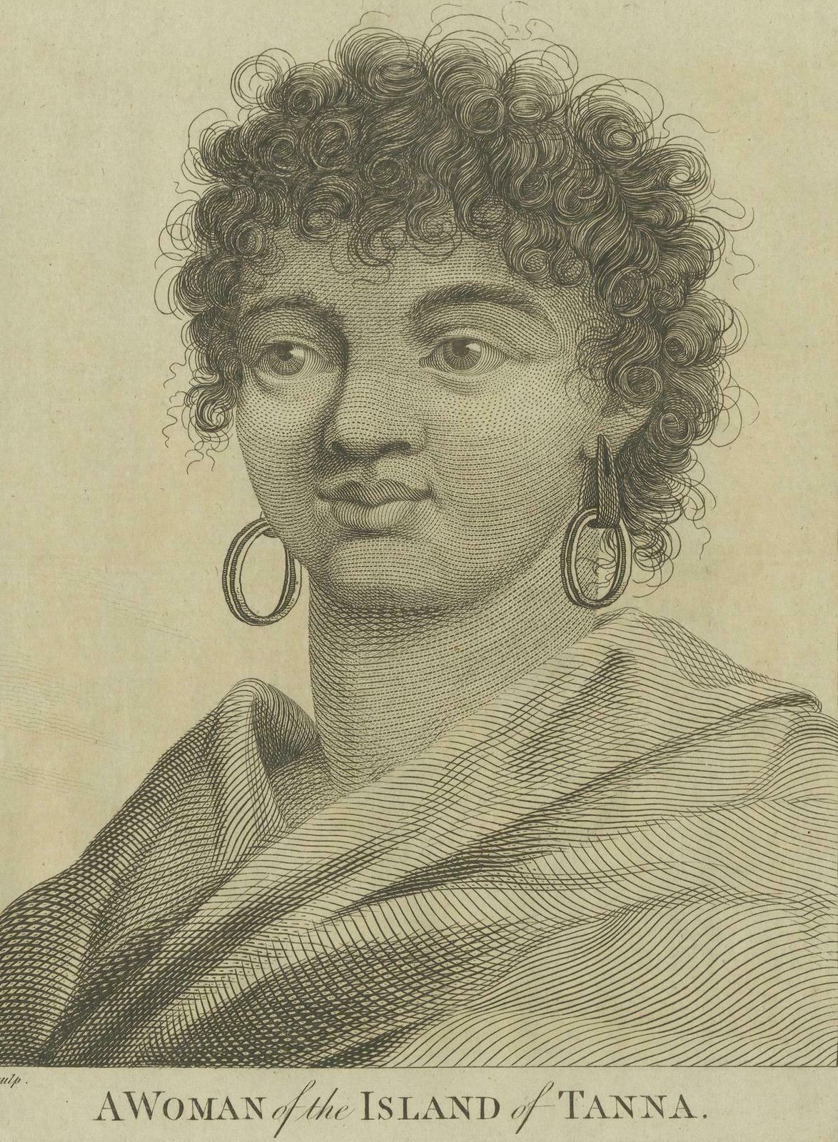 Diversity Of Tanna: Portraits Of A Man And Woman From Vanuatu’s Isle, Ca.1785 photo 240.0