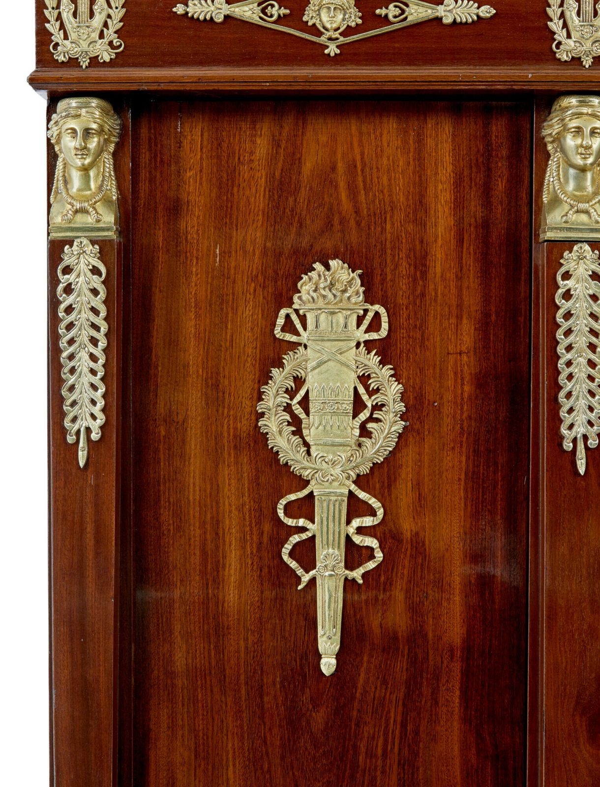 Late 19th Century French Empire Mahogany And Ormolu Cabinet photo Furniture