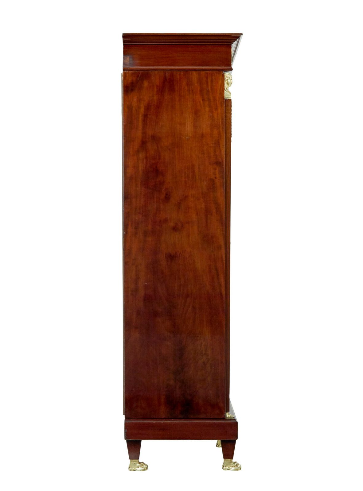 Late 19th Century French Empire Mahogany And Ormolu Cabinet photo vintage