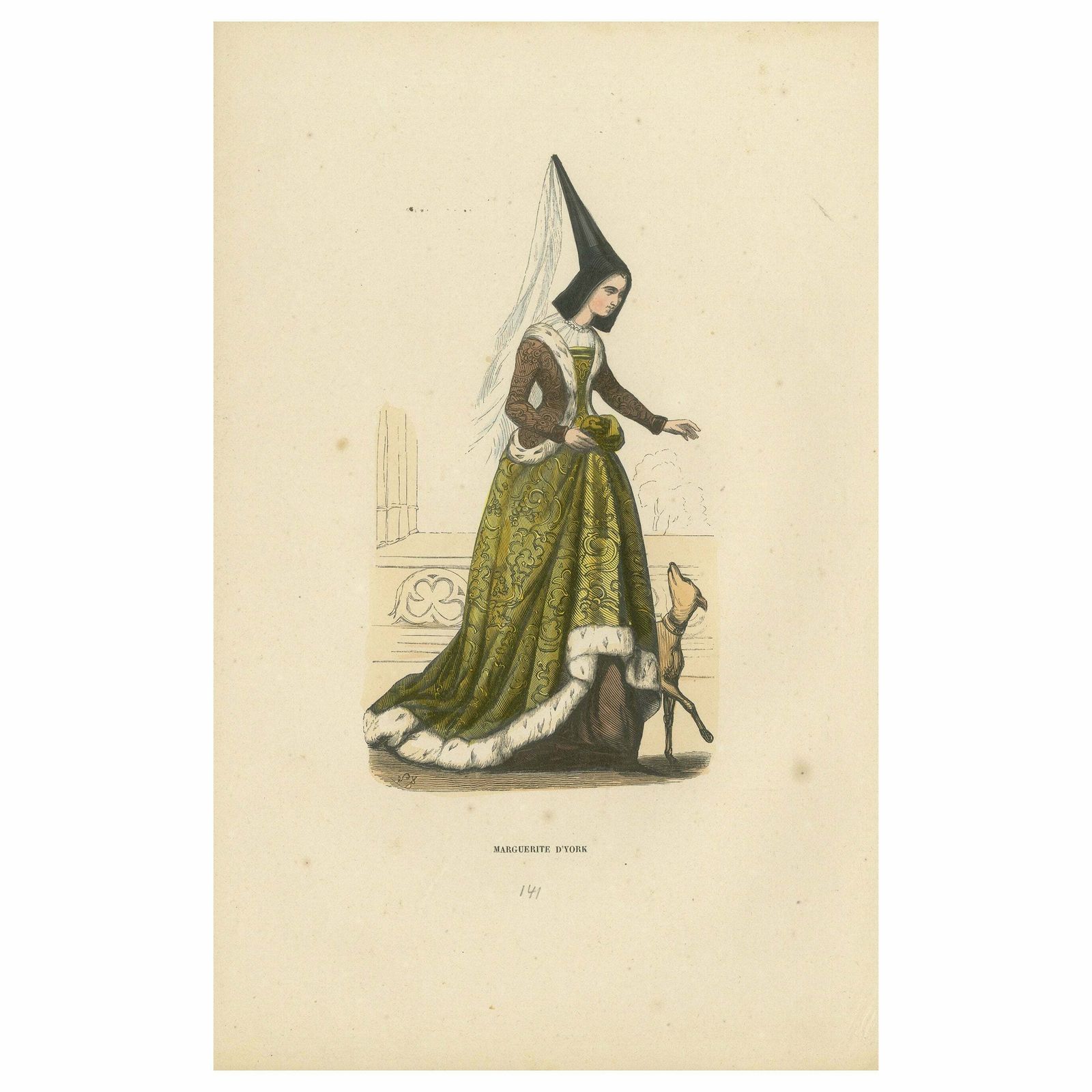 Elegance Of The Past: Margaret Of York In 'Costume Du Moyen âge', 1847