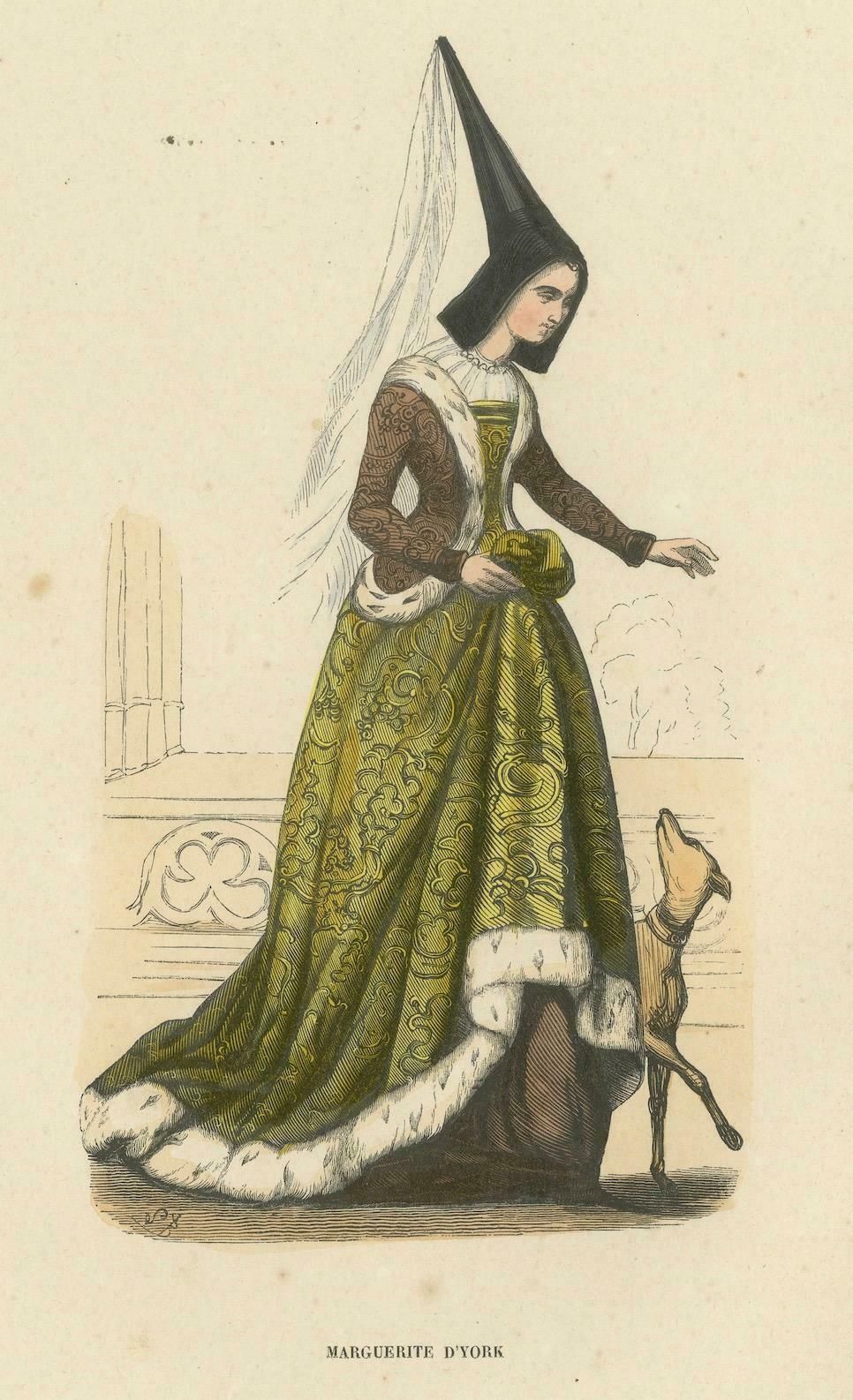 Elegance Of The Past: Margaret Of York In 'Costume Du Moyen âge', 1847 photo 197.0