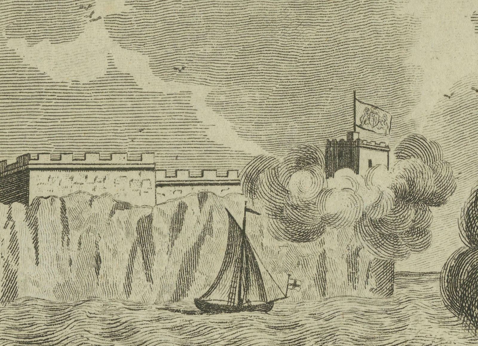 Naval Engagement At Unalata, Guam: The Peril Of Hms Success, Circa 1790 photo for sale