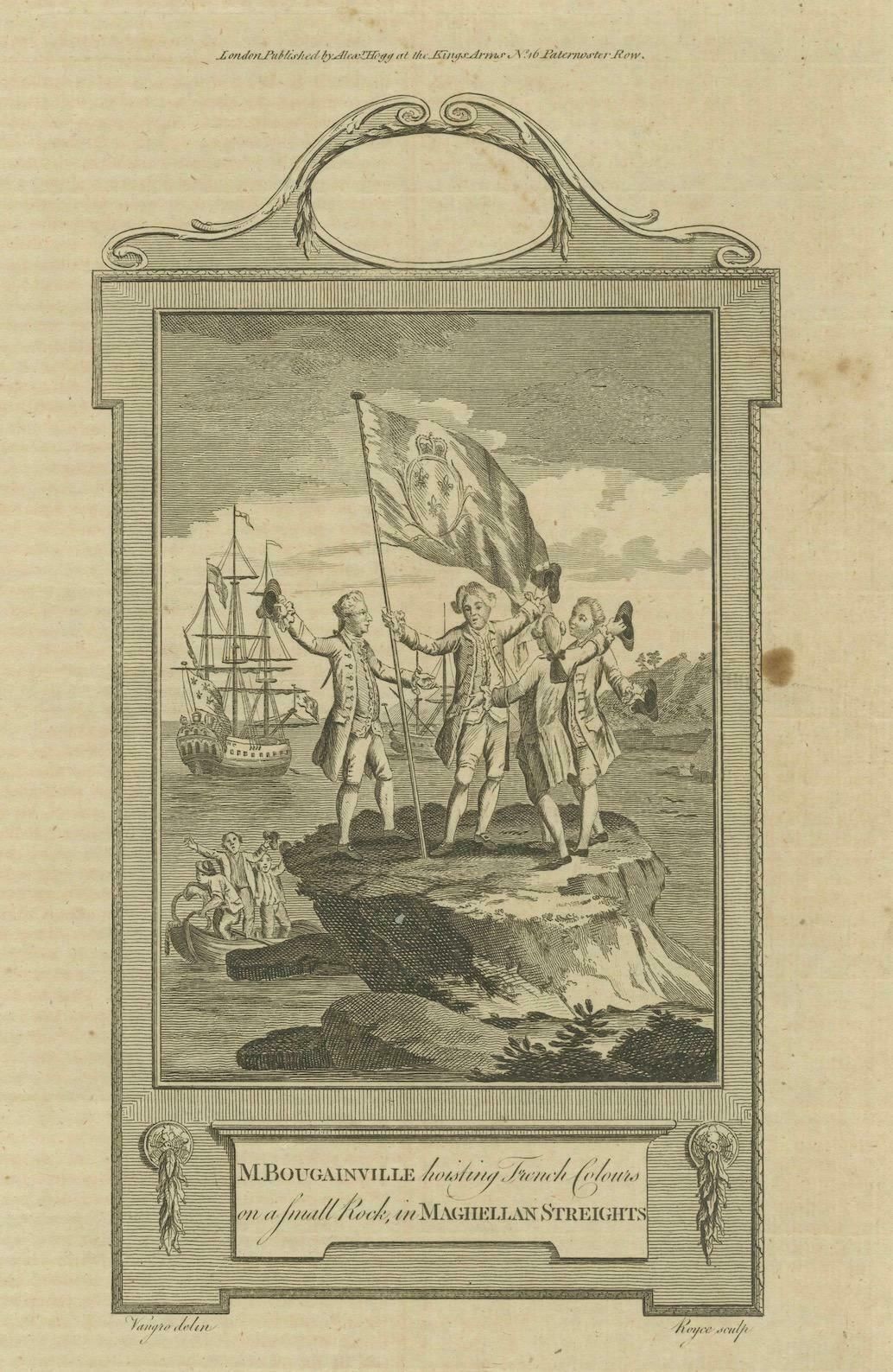 Bougainville's Claim In The Magellan Straits, Circa 1767 £139.44 photo vinterior