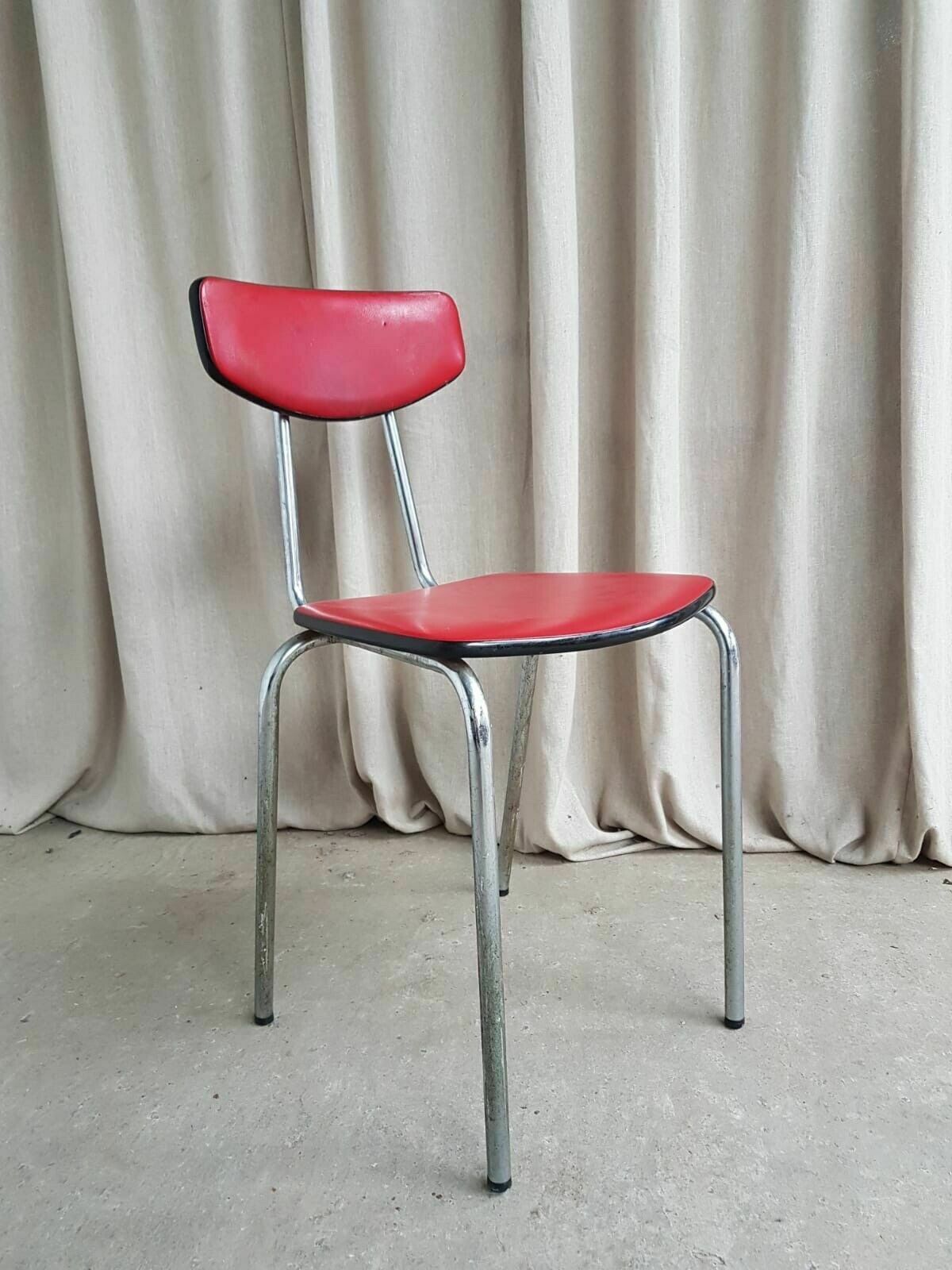 Vtg Mid Century Danish Dining Desk Side Chair Danish Italian Retro