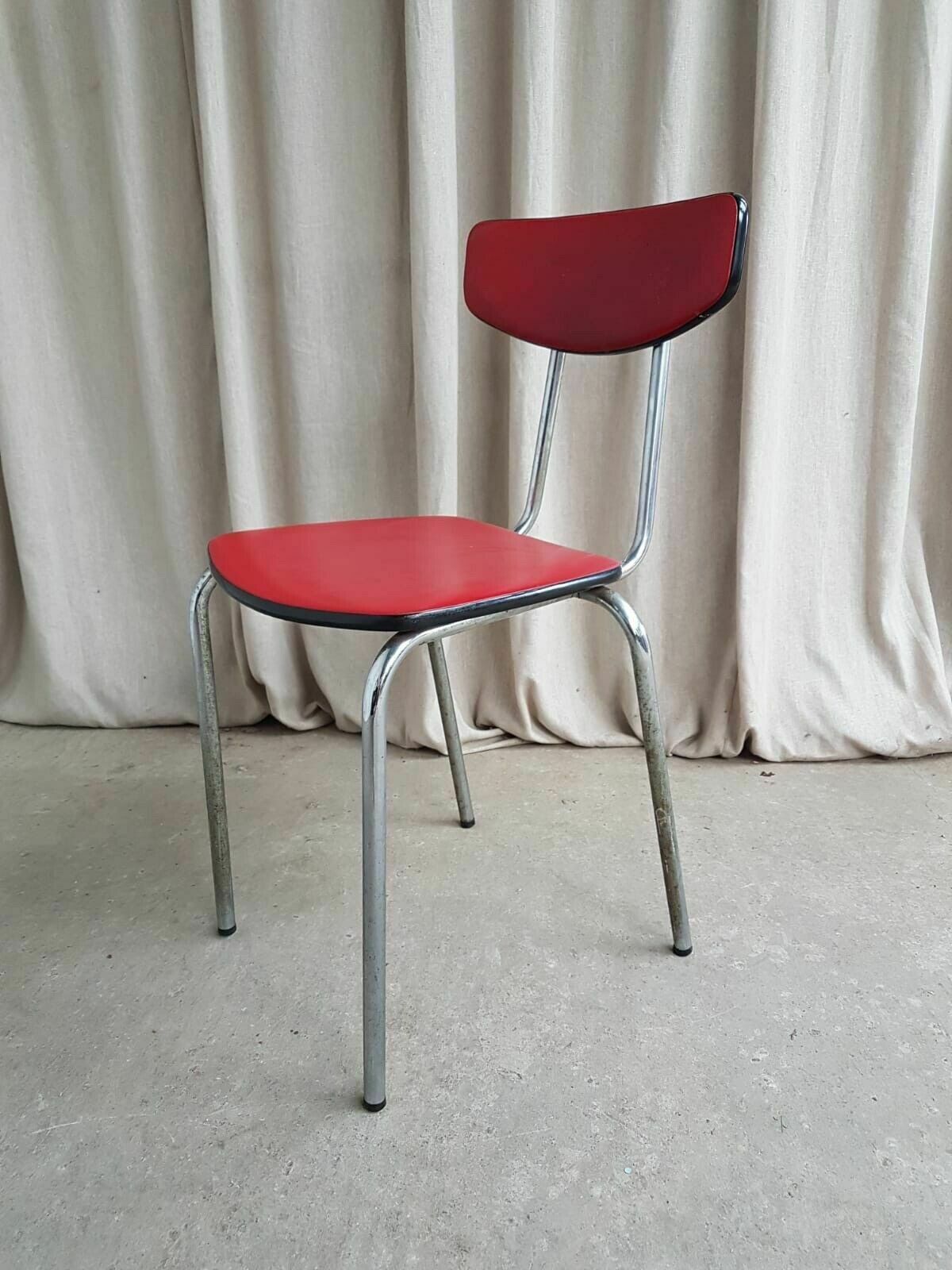 Vtg Mid Century Danish Dining Desk Side Chair Danish Italian Retro photo Furniture