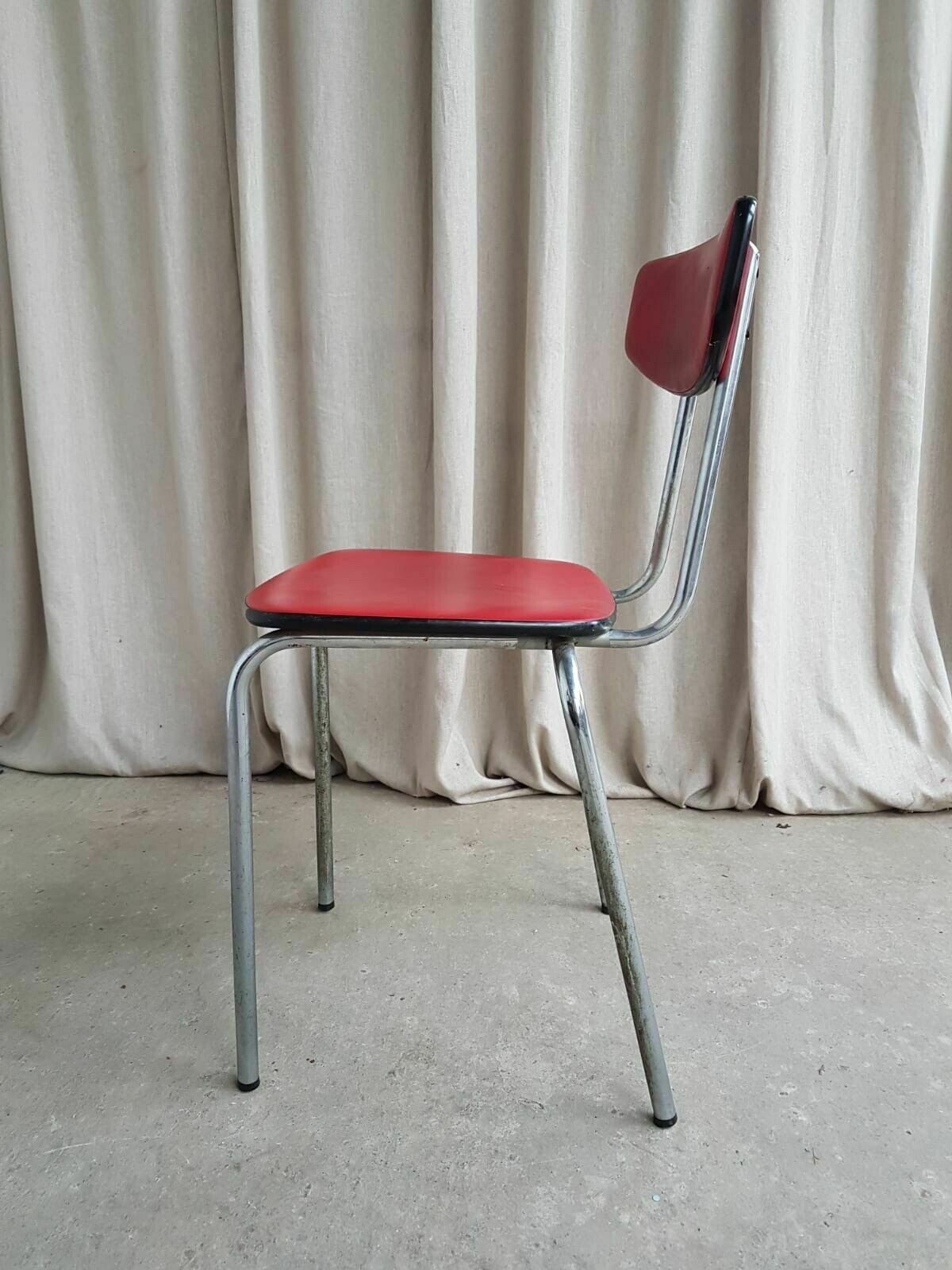 Vtg Mid Century Danish Dining Desk Side Chair Danish Italian Retro photo buy