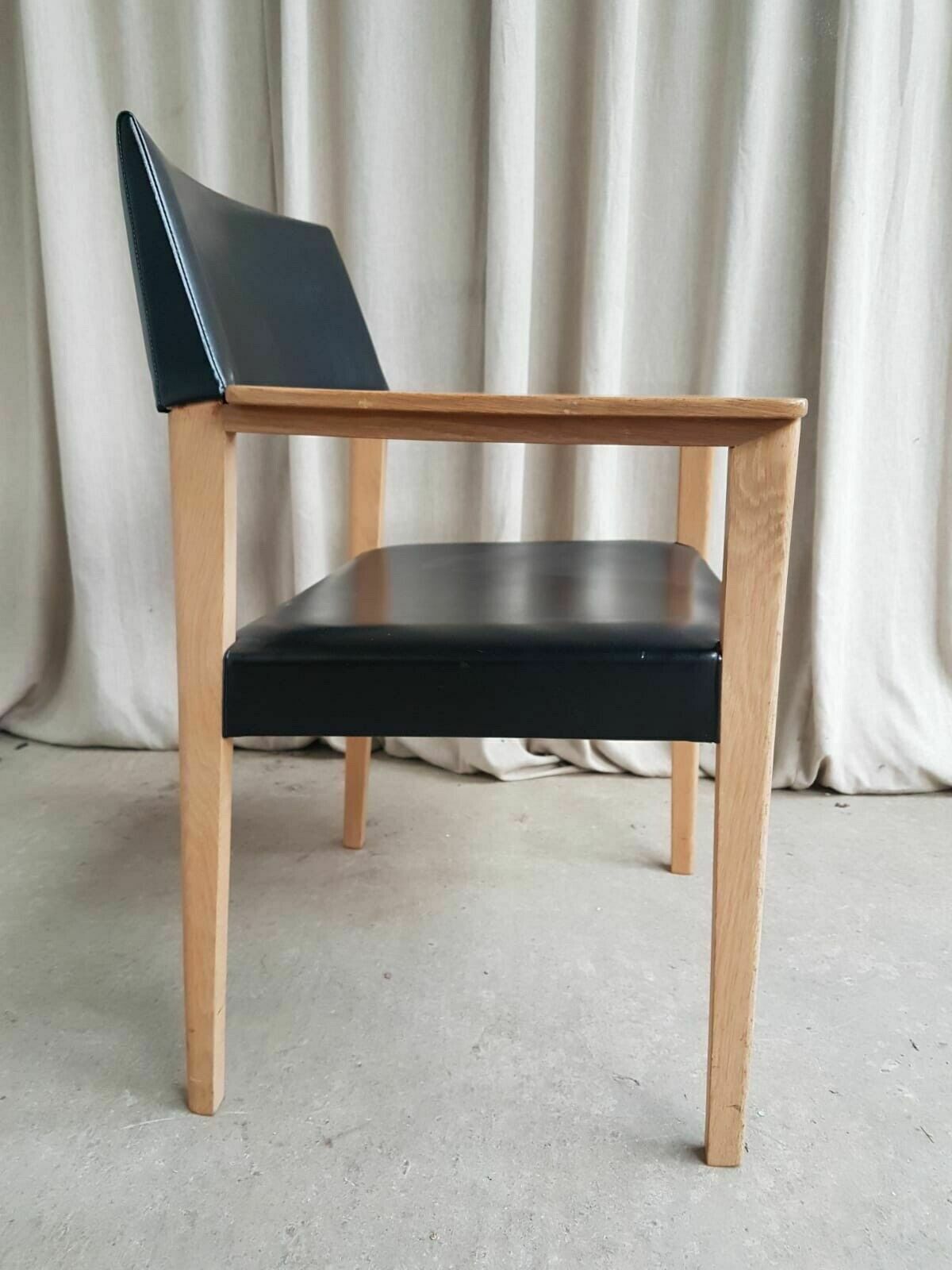 Vtg Late Mid Century Danish Oak Chair Side Occasional Armchair Scandi Retro photo buy