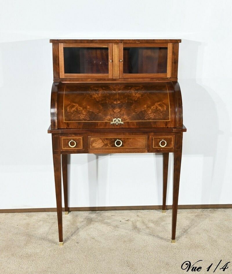 photo furniture Small Bonheur Du Jour Mahogany Desk, Louis XVI/Directory Style – Early 20th Century
