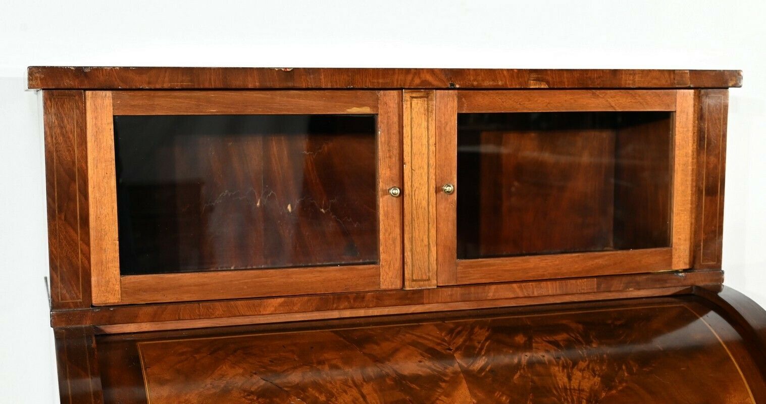 photo for sale Small Bonheur Du Jour Mahogany Desk, Louis XVI/Directory Style – Early 20th Century
