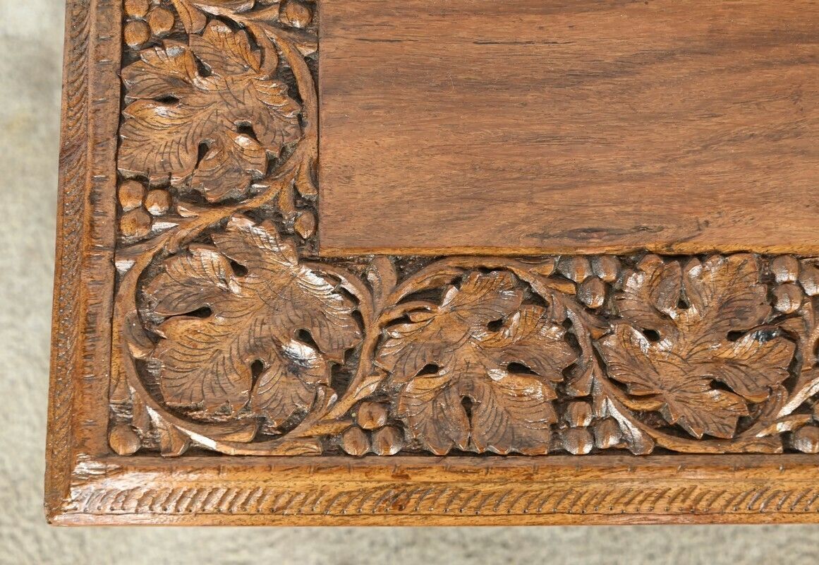 photo for sale Oriental Folding Table In Exotic Wood – Early 20th Century