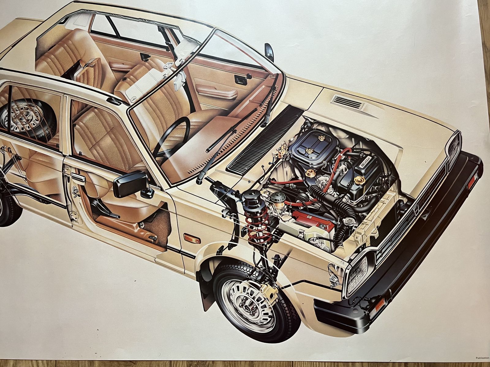 Mid Century Motor Car Posters Nuffield Press Morris Motors photo for sale