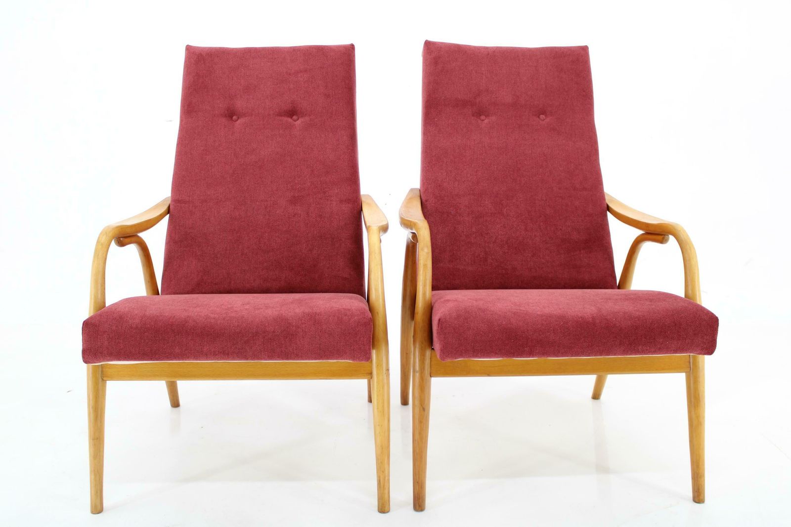 1960s Antonin Suman Pair Of Restored Armchairs photo furniture