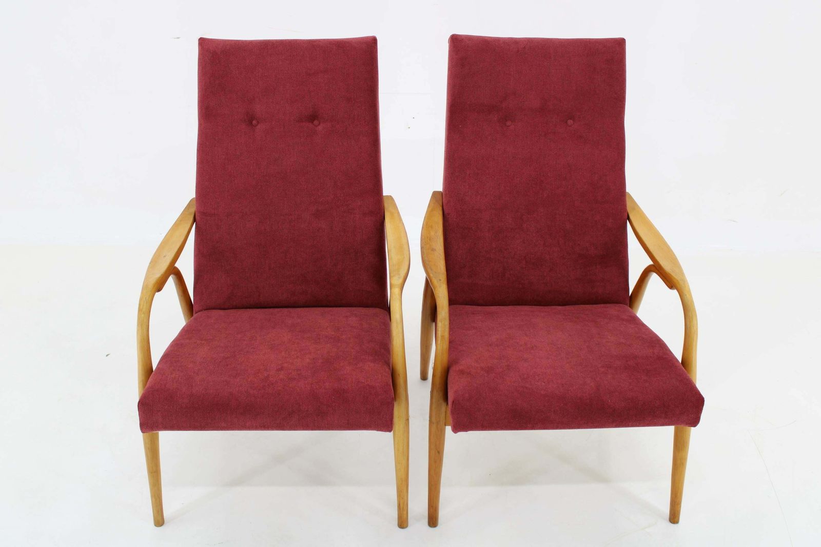 1960s Antonin Suman Pair Of Restored Armchairs photo for sale
