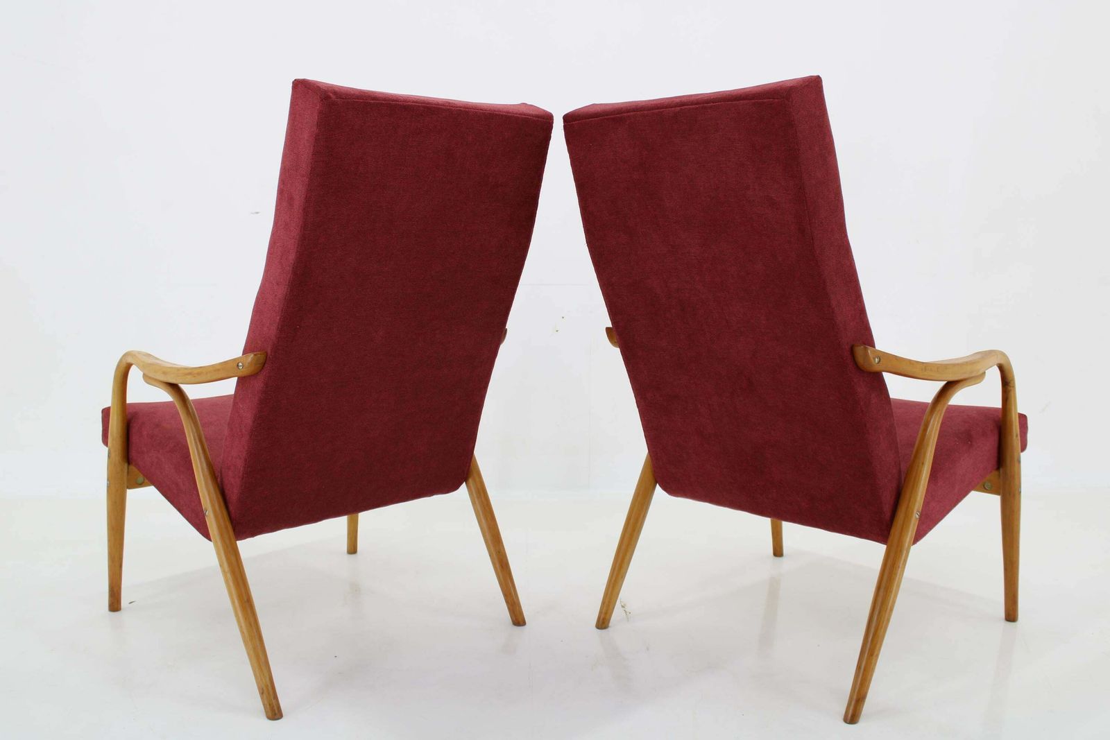 1960s Antonin Suman Pair Of Restored Armchairs photo vinterior