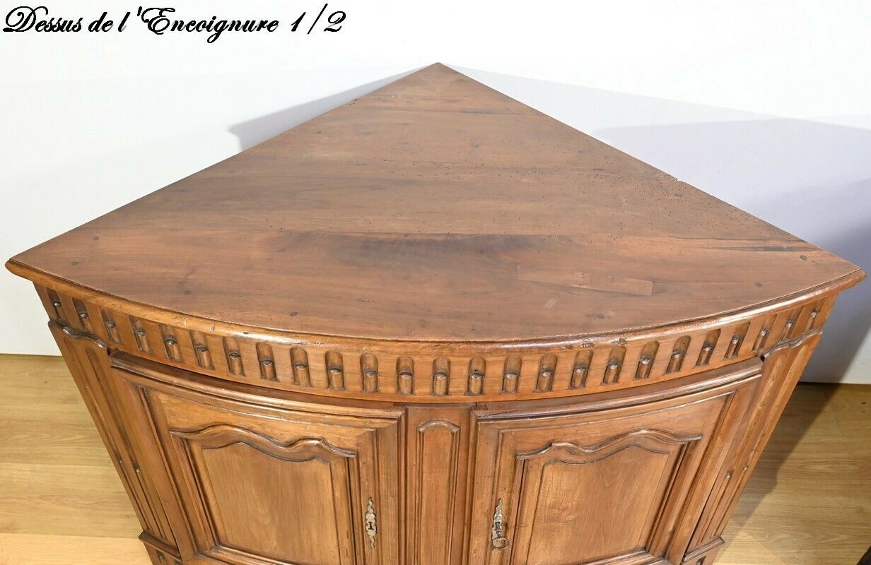 Pair Of Important Walnut Property Corners, Regency Style – 18th Century photo 8044.864838609999