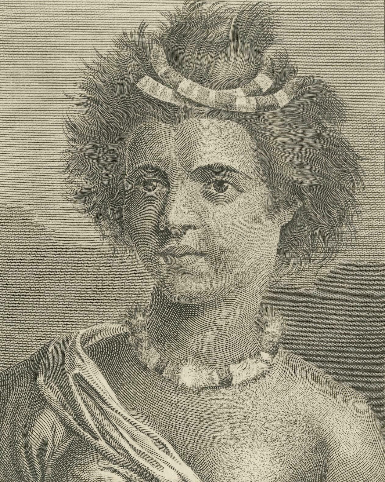 Portraits Of Nobility From The Sandwich Islands (Hawaii), Published Circa 1790 photo 349.0