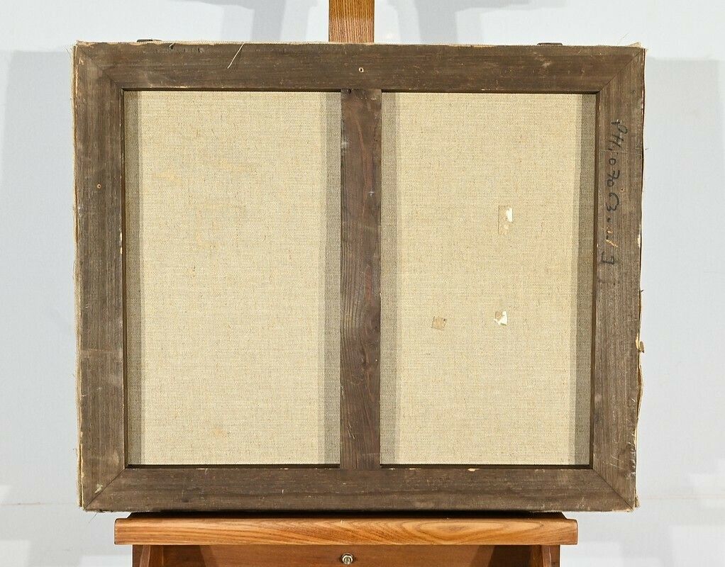 photo buy Oil On Canvas “Children’s Games”, 19th Century French School