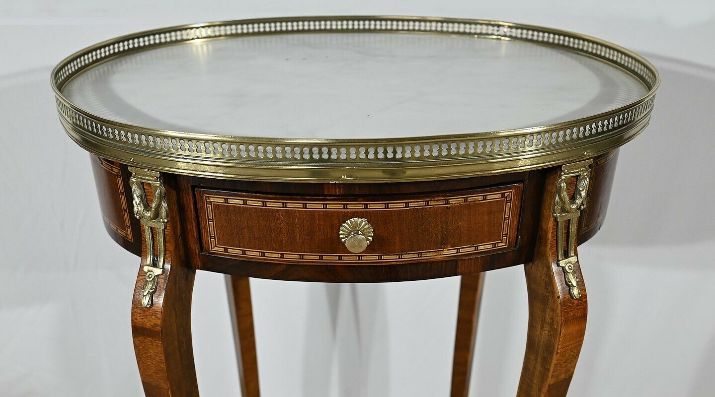 Mahogany Living Room Table, Louis XVI Style – Early 20th Century photo 1071.53225843